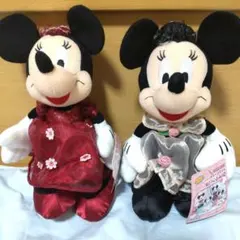 【レトロ】ディズニー　Disny　ミニーマウス　パーティースタイルぬいぐるみ
