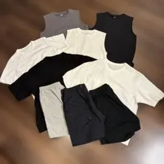 UNIQLO&GU メンズLサイズ　夏物まとめ売り