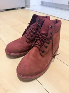 Timberland 6インチブーツ バーガンディ 24cm