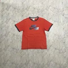 NIKE 00s 銀タグ リンガー tシャツ スウッシュ 短丈 チビt ピチt