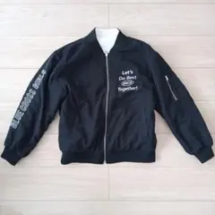 BLUE CROSS GIRLS　ブルークロス　黒　ジャンパー　ブルゾン　上着