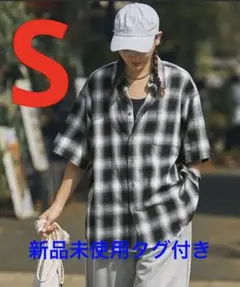 【新品未使用タグ付き】 ビッグシルエット アソートレギュラーカラー半袖シャツ
