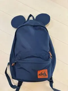 美品　東京ディズニーリゾート購入　ミッキー耳リュック　紺