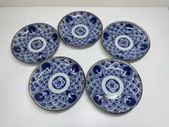 三洋陶器 龍峰窯 染付 花柄 5枚セット - メルカリ