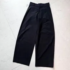新品 ユニクロ ジャージーバレルレッグパンツ XS ネイビー