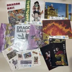 ドラゴンボール 一番くじ　10点まとめ売り　ビジュアルシート クリアファイル他