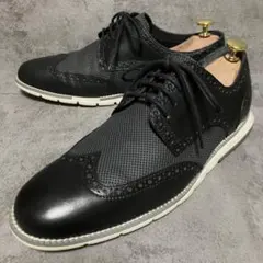 極美品　コールハーン　スニーカー　グランドOS ブラック　本革　レザー　2378