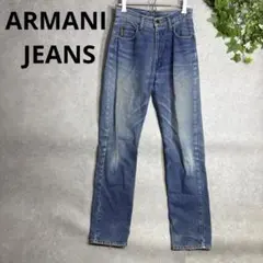 90’s アルマーニジーンズ　古着　デニムパンツ　ストレート　イタリア製　M 青