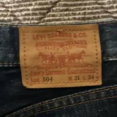 Levi's 504 ストレートデニム W31 L34のサムネイル