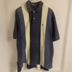【希少デザイン】90s Ralph Lauren マルチストライプ ポロシャツ