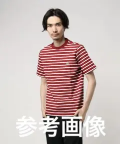 ラコステ　ボーダー半袖シャツ　レギュラーフィット　US Sサイズ