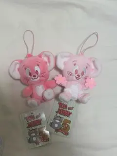 トムとジェリー さくらマスコット ジェリー＆タフィー 2個セット