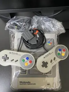 Nintendo SUPER FAMICOM 本体とコントローラー2個