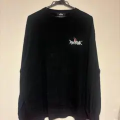 PHATRNK ファットランク 56922人気　バラロゴ　ロンT　M 黒 PHATRNK ファットランク 56922人気 バラロゴ ロンT M 黒 PHATRNK