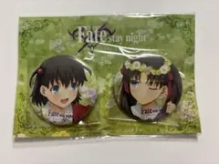 fate stay night 20周年記念 缶バッジ 遠坂凛 箔押し 27点 Fate20周年HFコンサート 缶バッジ セイバー 遠坂凛 間桐桜 箔押し