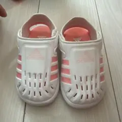adidas アディダス　サンダル　キッズ　14cm ピンク