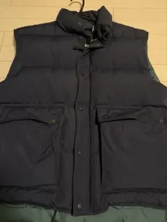 Eddie Bauer 白タグ　ダウンベスト M ネイビー