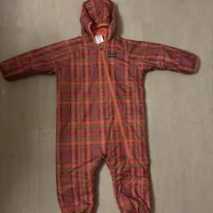 キルティングアウター パタゴニア　カバーオール　ロンパース　リバーシブル　18m