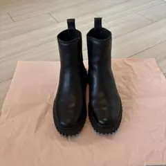 美品 クラークス サイドゴアブーツ トーヒルメープル　厚底　黒