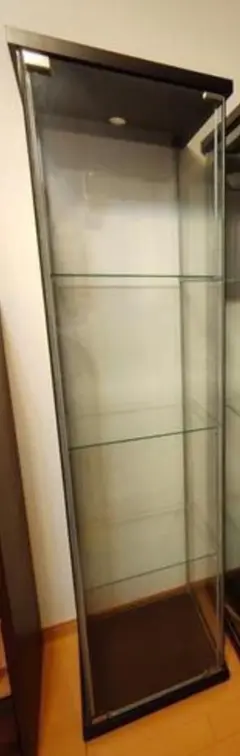 IKEAのガラス棚　(中身除き)超人気商品　現在廃盤 コレクションケース(ディスプレイ/ガラスキャビネット) - IKEA
