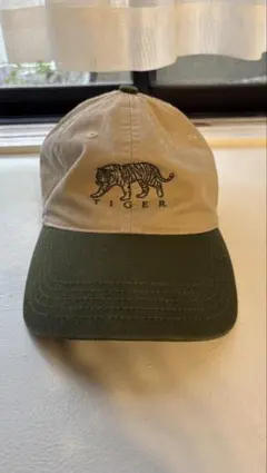 トラ刺繍 ベースボールキャップ