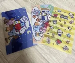 BTS bt21 チケット入れ クリアファイル
