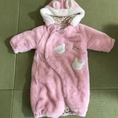 美品・未使用⭐︎モコモコロンパース⭐︎50-70㎝