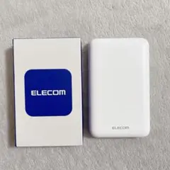 【122-20】ELECOM モバイルバッテリー 10000mAh 白