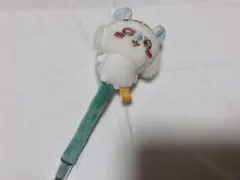 ちいかわ ふわふわマスコット付きボールペン　モモンガ　ぬいぐるみ　ペン