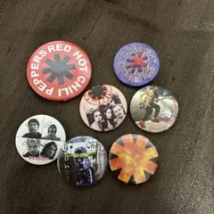 レッド・ホット・チリ・ペッパーズ バッジセット 7個