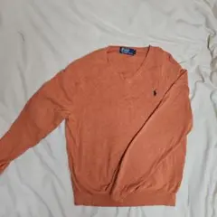 Ralph Lauren カーディガン　オレンジ　ラルフローレン