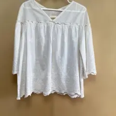 earth music&ecology 刺繍ブラウス　F