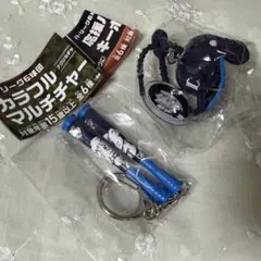 パ・リーグ6球団 応援バットキーホルダー/カラフルマルチチャーム 2個セットのサムネイル