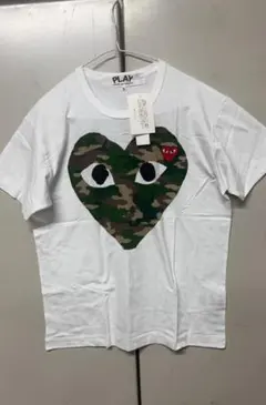 PLAY COMME des GARÇONS カモフラージュハート Tシャツ M