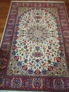 ペルシャ絨毯 サルーク産 美品 ラグ 玄関マット 93x63㎝ - メルカリ