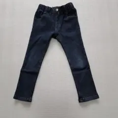 BREEZEダークブルー スキニーパンツ ゴムウエスト