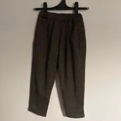 ローリーズファーム　ブラウン系チェック 長ズボン 110-120cm