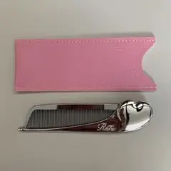 抗菌素材　ハンドメイド　Refa リファ　アイラ　コームケース　ピンク