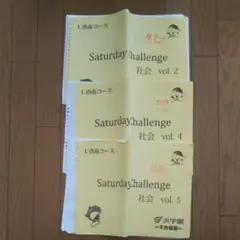 廃棄予定　浜学園 L洛南 サタデーチャレンジ 社会