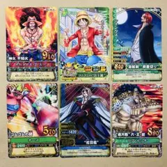 希少☆ワンピース ワンピーベリーマッチ 6枚セット ルフィ エース