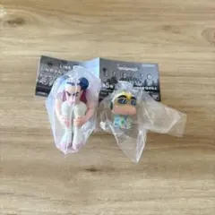 クレヨンしんちゃんヘンダーランドの大冒険 まちぼうけ6 ガチャガチャ 2点セット