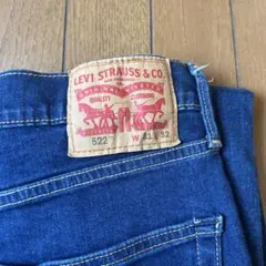 Levi’s 522 デニムパンツ W31 L32 濃紺 テーパード