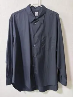 【最終値下げ】orcival　オーチバル　レギュラーカラー　シャツ　ネイビー　L