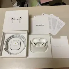 air pods pro 第二世代 片耳 ケース イヤーピース付｜左耳使用不可