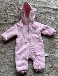 フード付き　カバーオール　サイズ66 新生児