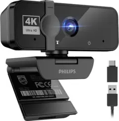 新品 PHILIPS Webカメラ 4K UHD 800万画素 マイク内蔵のサムネイル