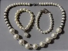 パール調 ネックレス ブレスレット アクセサリー まとめ売り