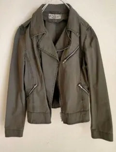 FULL NELSON ライダース ミリタリージャケット オリーブグリーン