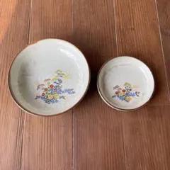 昭和レトロ　花柄 取り皿セット