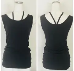 【未使用】ブラック M タンクトップ　N9286
